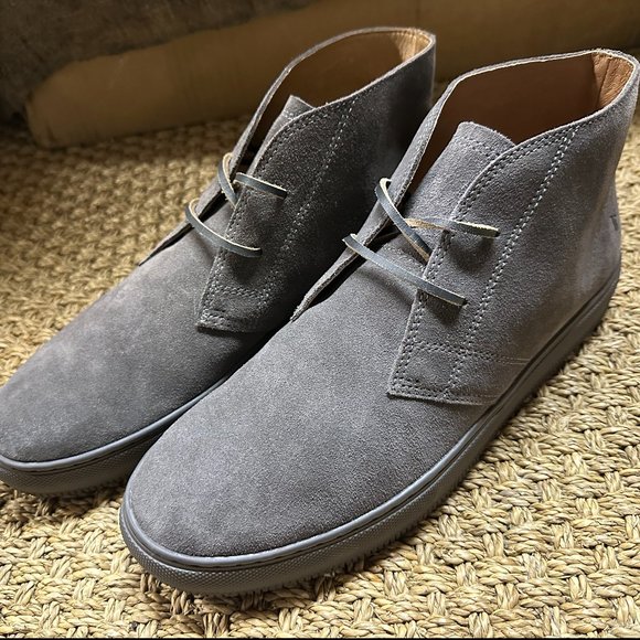 Frye NWOT Men\'s Astor Charcoal Leather Chukka Boots Sz 12 s-l1600.jpg main image 3